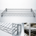 Thumbnail image #3 for Serv-Ware 30 x 72 Inch Silver Epoxy Wire Shelf with 4 Shelf Clips