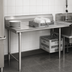 Thumbnail image #3 for Straight Clean Dishtable, 36 x 30 x 43-1/2 Inches, Left-to-Right, 16-Gauge 430 Stainless Steel Top