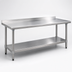 Thumbnail image #3 for Eagle Spec-Master Stainless Steel Work Table with Adjustable Undershelf and 1-1/2 Inch Rear Up-Turn, 144 x 24 Inches