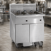 Thumbnail image #3 for Imperial Electric Floor Fryer with Built-In Space Saver Filter System, 2-Tank, 75 lb. Tanks, Tilt-Up Elements, Electronic Thermostat