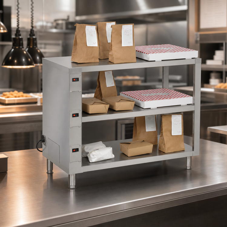 Product image #3 for 3-Tier Heated Holding Shelf Countertop Warming Shelf, 43 Inch Wide