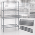 Thumbnail image #3 for Quantum Wire Shelving Starter Kit, 48 x 14 x 86 Inches, Gray Epoxy Antimicrobial Finish