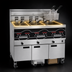 Thumbnail image #3 for Henny Penny Evolution Elite EEE143.0 Electric 3-Well Floor Model Open Fryer, 30 lb Full Vat Capacity