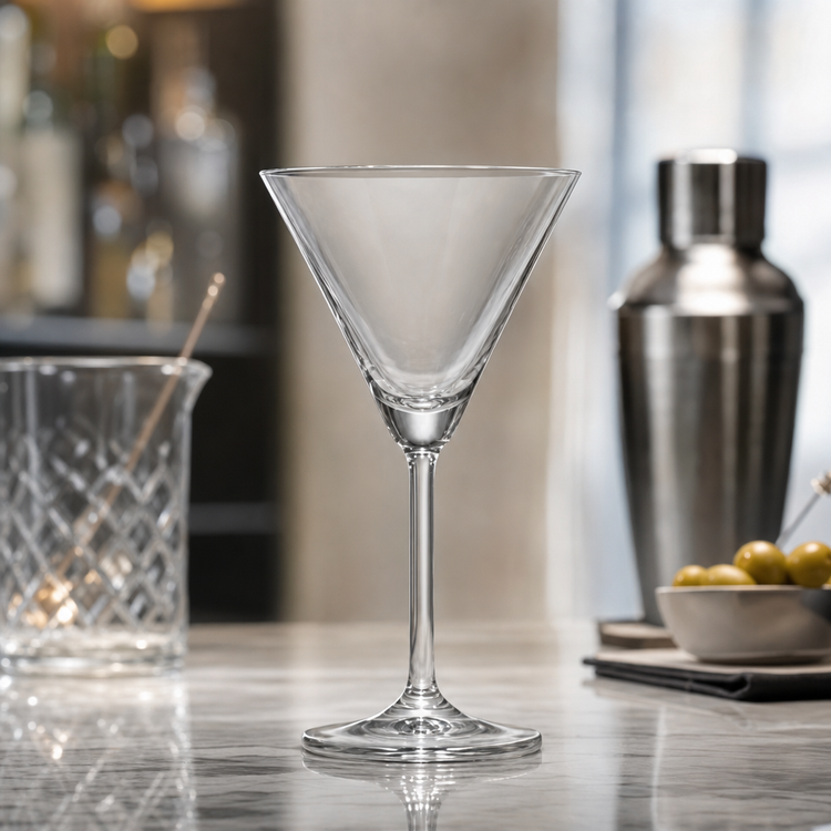 Product image #3 for Lucaris Rims 5 oz Clear Glass Martini Glass, Case of 24