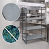 Thumbnail image #3 for Cambro Camshelving Basics Plus 4-Tier Stationary Solid Polymer Shelving Starter Unit, 24 x 36 x 64 Inches, Brushed Graphite