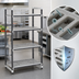 Thumbnail image #3 for Cambro Camshelving Elements XTRA 24-Inch W x 24-Inch D x 72-Inch H 4-Tier Vented Stationary Starter Shelving Unit