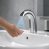 Thumbnail image #3 for T&S Brass WaveCrest Touchless Electronic Sensor Lavatory Faucet, Single Hole Deck Mount, Polished Chrome, 0.5 GPM