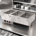 Thumbnail image #3 for Vollrath Three-Well Electric Drop-In Hot Food Well with Thermostatic Controls, 3 Full-Size Insulated Marine-Grade Stainless Steel Wells, and Manifold Drain