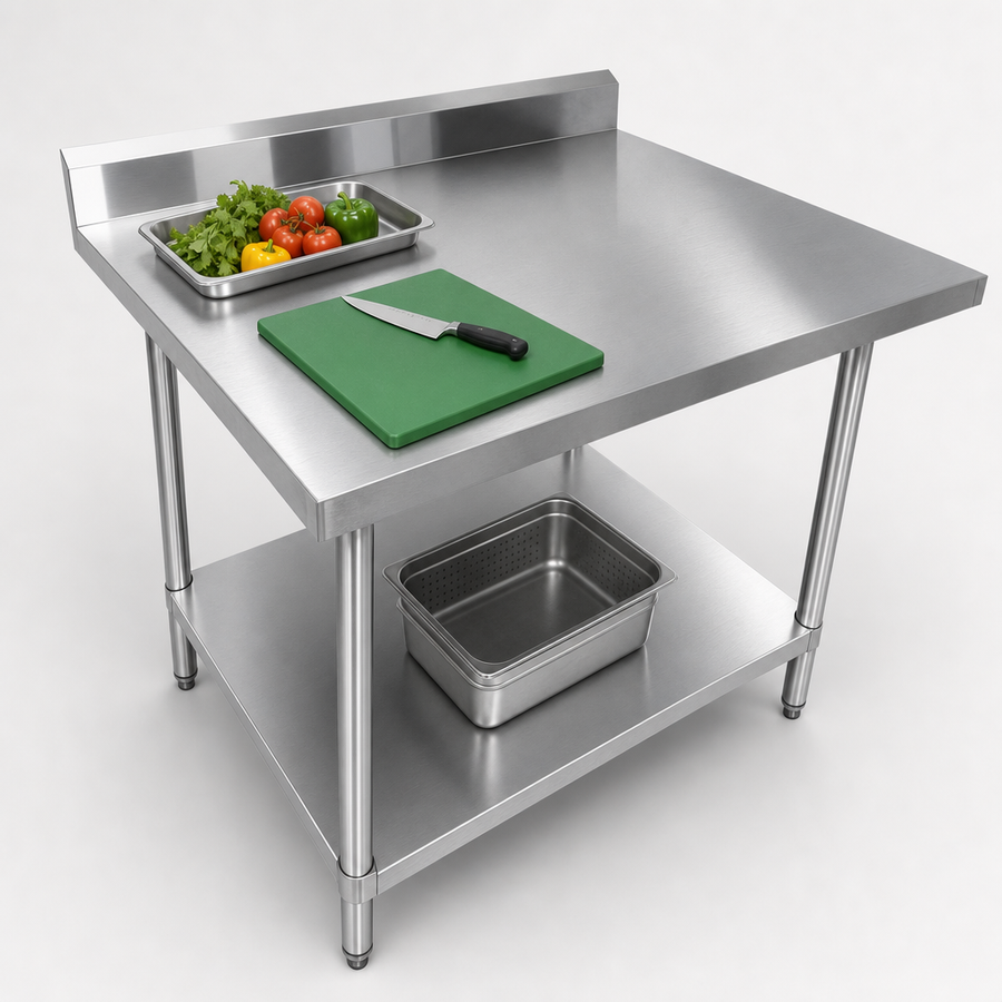 16-Gauge 304 Stainless Steel Top