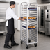 Thumbnail image #3 for Eagle Lifetime Series End-Load Aluminum Bun Pan Rack, 12-Pan Capacity, 21-1/2 x 26 x 73 Inches High