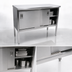 Thumbnail image #3 for John Boos 48-Inch x 30-Inch Stainless Steel Enclosed Work Table with Cabinet Base and Sliding Doors