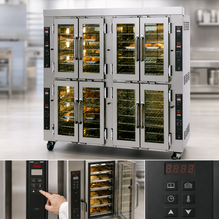 Product image #3 for Jet-Air JA28 Electric Quadruple Stacked Full-Size Convection Oven, 28 Pan Capacity
