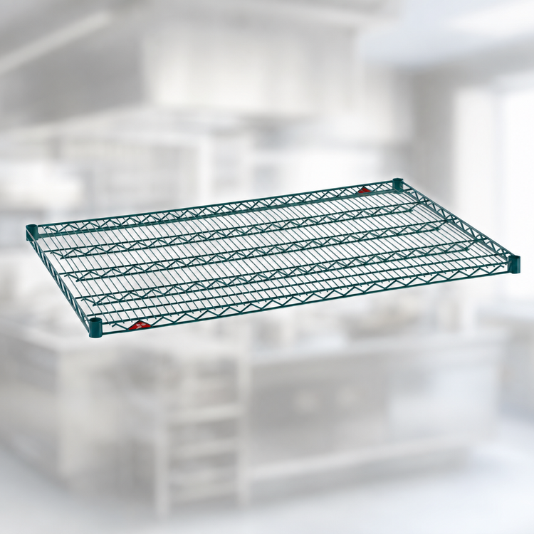 Product image #4 for Metro Super Erecta Super Wide 48 x 30 Inch Wire Shelf, Metroseal Green Epoxy with Microban