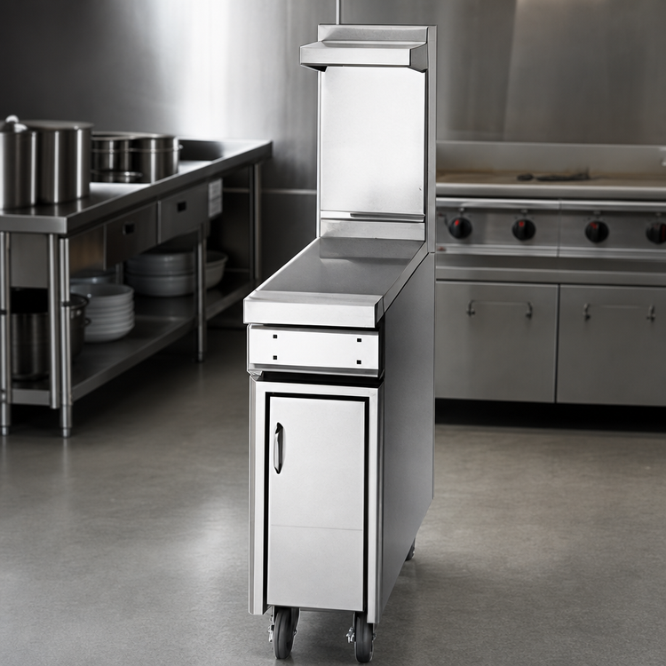 Product image #3 for Titan JTPR-18-SD 18-Inch Stainless Steel Spreader Cabinet with Door