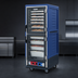 Thumbnail image #3 for Metro C5 3 Series Full-Height Heated Holding and Proofing Cabinet with Blue Insulation Armour, Dutch Clear Doors and Universal Wire Slides