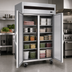 Thumbnail image #3 for IKON Refrigeration IT56F Two-Section Reach-In Freezer, 49 Cu. Ft., Top-Mount, Solid Stainless Steel Doors