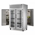 Thumbnail image #3 for SPEC Series 2-Section Pass-Thru Reach-In Refrigerator with Glass Front Doors and Solid Stainless Rear Doors