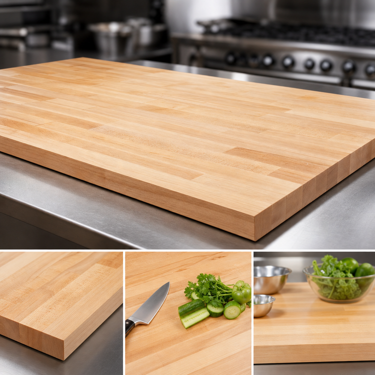 Product image #3 for John Boos 84-Inch x 30-Inch Laminated Northern Hard Rock Maple Work Table Top