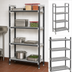 Thumbnail image #3 for Cambro Camshelving Elements XTRA 4-Tier Vented Stationary Starter Unit, 21 x 30 x 64 Inches, Speckled Gray
