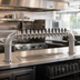 Thumbnail image #3 for 12-Faucet Glycol-Cooled Pass-Through Pipe Beer Tower, Brushed Stainless Steel