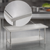 Thumbnail image #3 for Advance Tabco 60-Inch x 24-Inch Flat-Top 304 Stainless Steel Work Table with Adjustable Undershelf