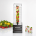 Thumbnail image #3 for Cal-Mil Midnight Bamboo 3 Gallon Square Infusion Beverage Dispenser with Crate Stand