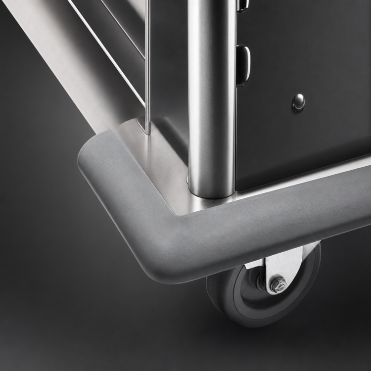 Product image #3 for Cres Cor Corner Bumpers for Racks with Stem Casters