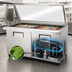 Thumbnail image #3 for True 60-Inch Mega-Top 2-Door Sandwich/Salad Prep Table with Flat Glass Lid