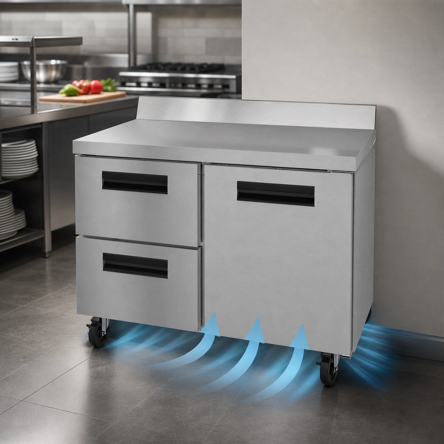 Front-Breathing Refrigeration