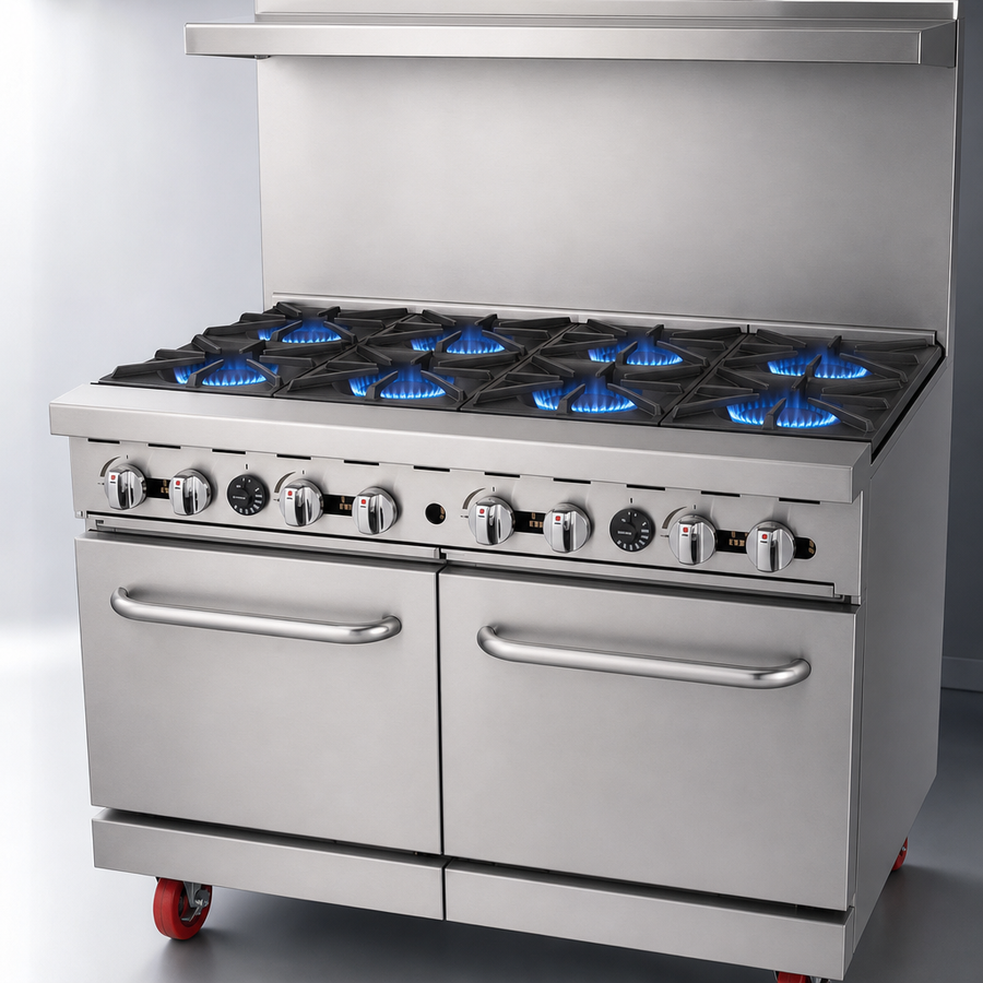 8 Open Burners