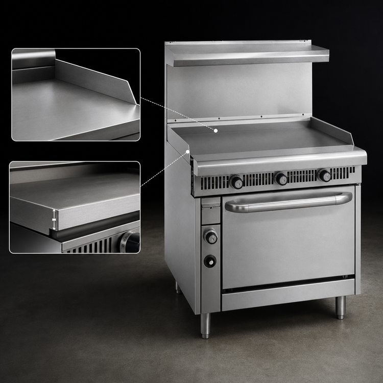 Product image #3 for Imperial Spec Series 36-Inch Heavy Duty Gas Range with Griddle and Standard Oven