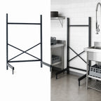 Thumbnail image #3 for Metro SmartLever SM762154-KIT Cantilever Shelving Starter Unit, Stationary Epoxy-Coated Steel, for 54"W x 21"D Shelves