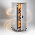 Thumbnail image #3 for Humi-Temp Heated Insulated Tray Delivery Cart with 1 Door and 15 Pairs of Fixed Slides