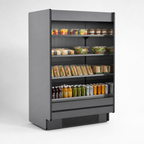 Thumbnail image #3 for Structural Concepts Fusion® MD685R Self-Service Refrigerated Open Reach-In Display Case, Self-Contained, 74-1/4"W x 37-1/8"D x 85-1/2"H