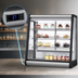 Thumbnail image #4 for KoolMore 31-Inch Countertop Full-Service 4-Tier Refrigerated Display Case with 3 Adjustable Shelves