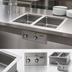 Thumbnail image #3 for Wells Top-Mount Built-In Electric Hot Well Food Warmer, 4 1/3-Size Pans