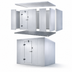 Thumbnail image #3 for AmeriKooler Outdoor Quick Ship Walk-In Freezer Panels Only, 12 Ft x 6 Ft x 7 Ft 7 In, With Floor