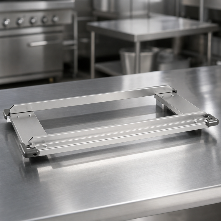 Product image #3 for Quantum Stainless Steel Dolly Frame, 48 Inch W x 24 Inch D, Casters Not Included