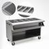 Thumbnail image #3 for Spec-Master SPHT5CB-240-3 5-Well Electric Sealed Well Mobile Hot Food Table with AutoFill Water System