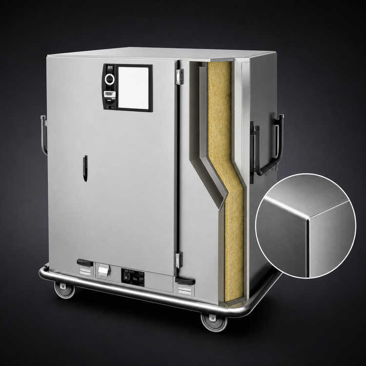Product image #3 for Metro MBQ-90 Electric Heated Banquet Cabinet, Single Door, 90 11-Inch Plate Capacity