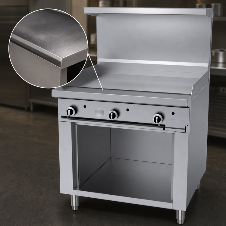 Product image #3 for Garland G Starfire Pro 36-Inch Gas Restaurant Range with Griddle and Storage Base