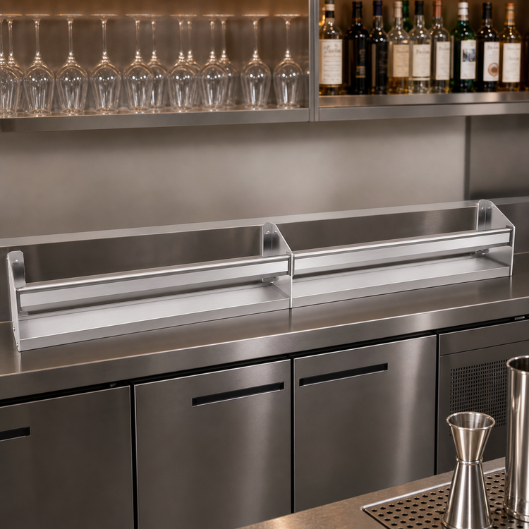 Product image #3 for Glastender SSR-58 58-Inch Single Stainless Steel Speed Rail