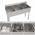 Thumbnail image #3 for Krowne Royal Series 3-Compartment Basin Sink, 57