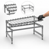 Thumbnail image #3 for Eagle Group 24 Inch x 24 Inch Chrome Wire Dunnage Rack, 14 Inch High, 1,600 lb Capacity