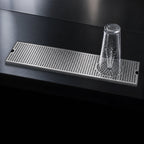 Thumbnail image #3 for Micro Matic USA DP-820D-39GR 39-Inch Surface-Mount Stainless Steel Drip Tray Trough with Integral Glass Rinser