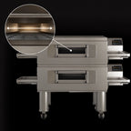 Thumbnail image #3 for Middleby Marshall X55G-2 Double-Deck Gas Conveyor Pizza Oven, 55-Inch Chamber, Reversible Belt, Floor Model