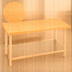 Thumbnail image #3 for Advance Tabco 84-Inch x 24-Inch Maple Top Bakers Table with Galvanized Base and Adjustable Undershelf