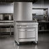 Thumbnail image #3 for Southbend Platinum 48-Inch Heavy Duty Gas Range with Charbroiler, Cast Iron Grates, and Two Cabinets