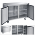 Thumbnail image #3 for Omcan USA 12 Cu. Ft. Two-Section Under Counter Reach-In Refrigerator