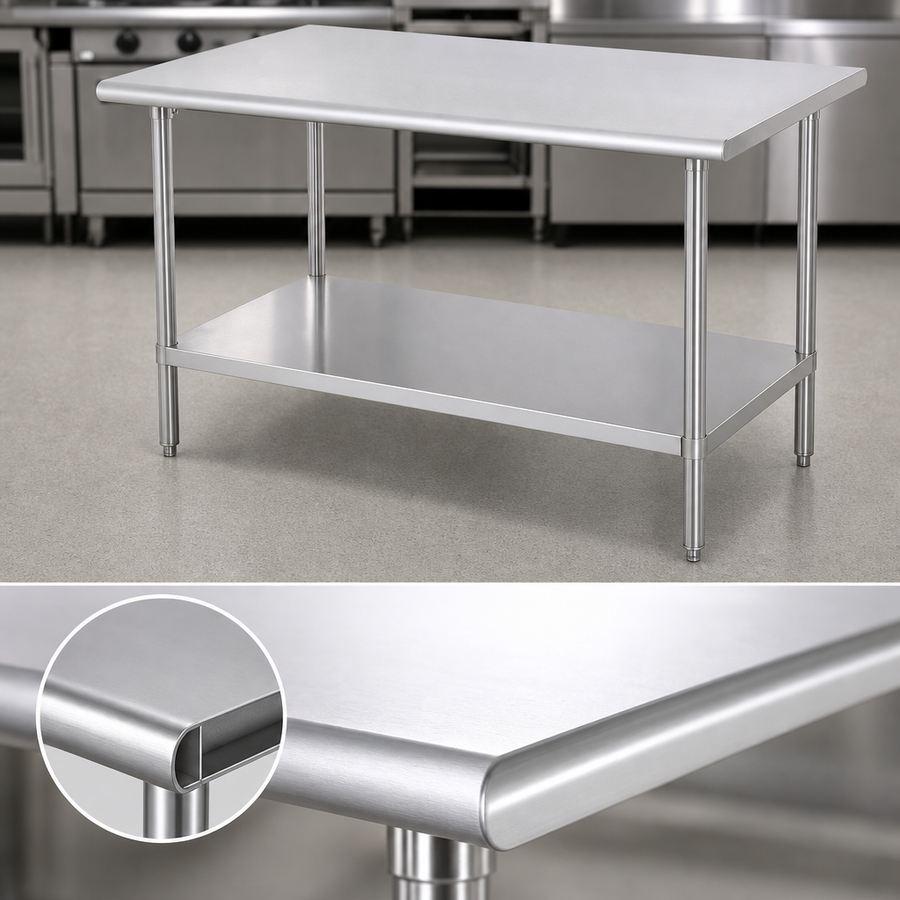 Reinforced Stainless Steel Top